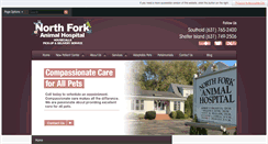 Desktop Screenshot of northforkanimalhospital.com